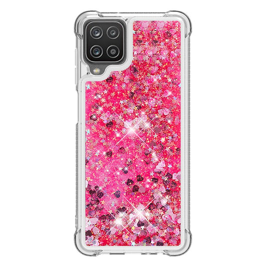 Galaxy A12 / M12 Glitzer-Hülle – Stoßfest & mit Treibsand