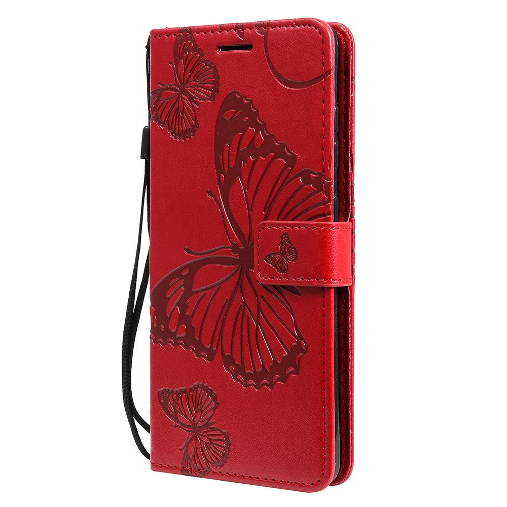 Galaxy A52 4G/5G / A52s 5G Wallet-Hülle – Schmetterling Aufgedruckt & Mit Ständer und Riemen