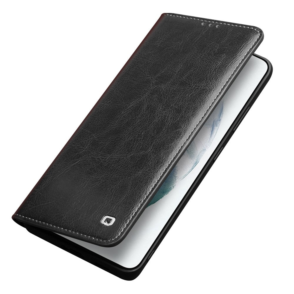 Galaxy S21 Plus Echtleder-Handyhülle – Geldbörse & Standfunktion