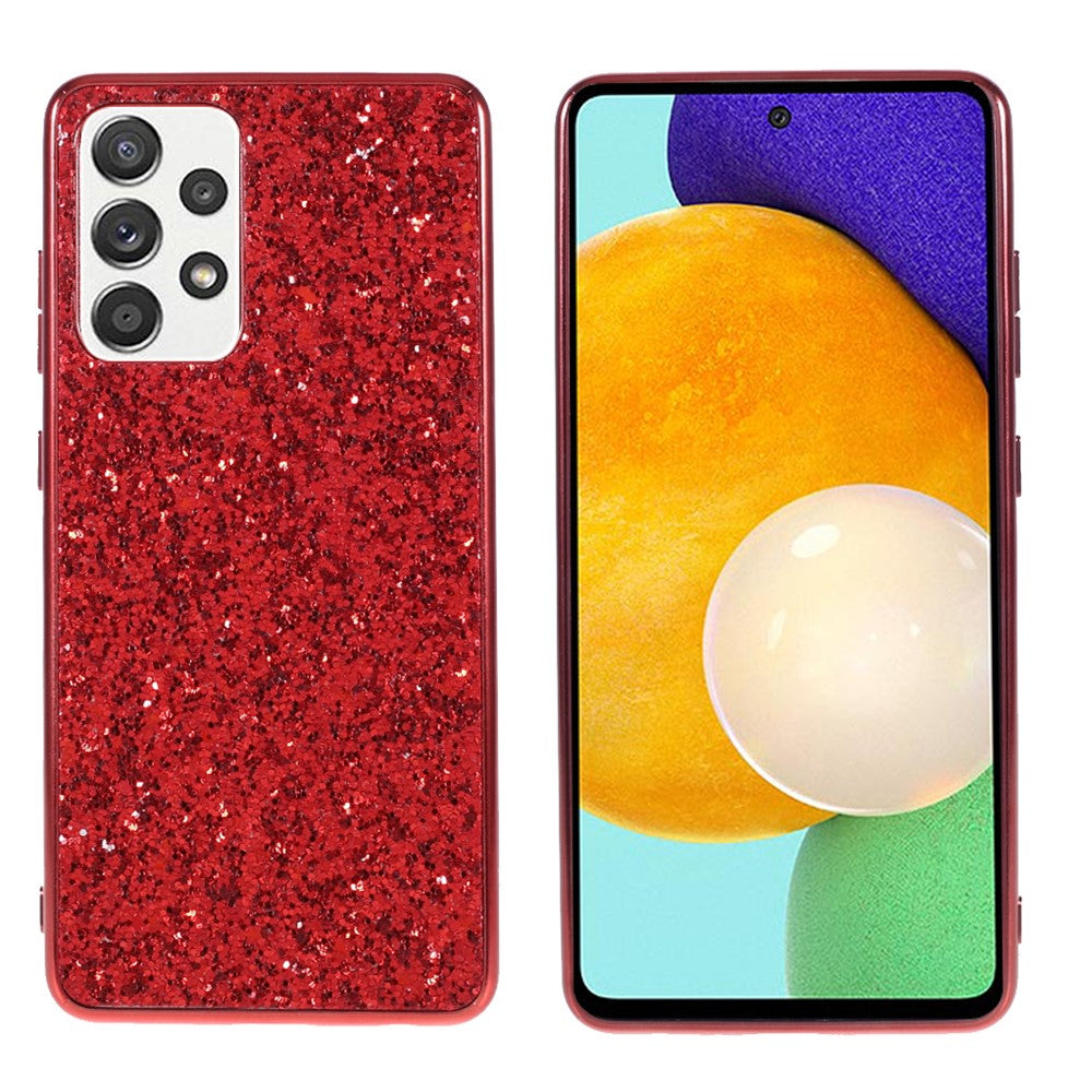 Galaxy A52 4G/5G / A52s 5G Schutzhülle – Funkelnde Glitzer-Rückseite