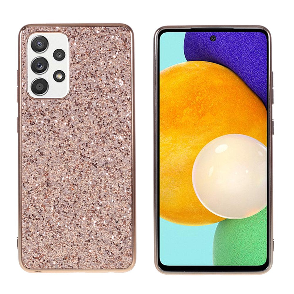 Galaxy A52 4G/5G / A52s 5G Schutzhülle – Funkelnde Glitzer-Rückseite