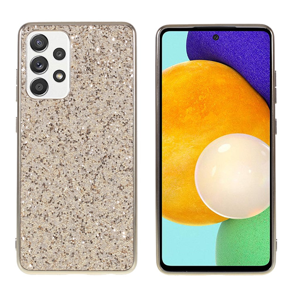Galaxy A52 4G/5G / A52s 5G Schutzhülle – Funkelnde Glitzer-Rückseite