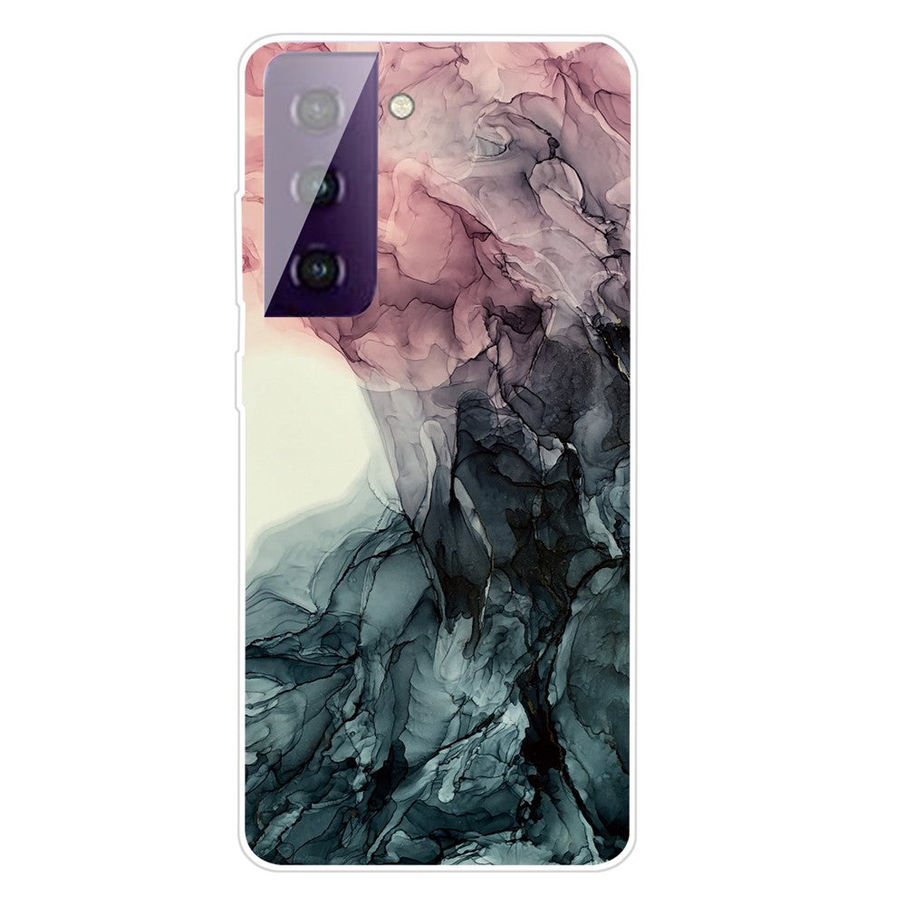 Galaxy S21 FE Stoßfeste Hülle – Mit Marmormuster