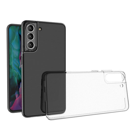 Galaxy S21 FE Transparente Hülle – Kratzfest, weich & stoßfest
