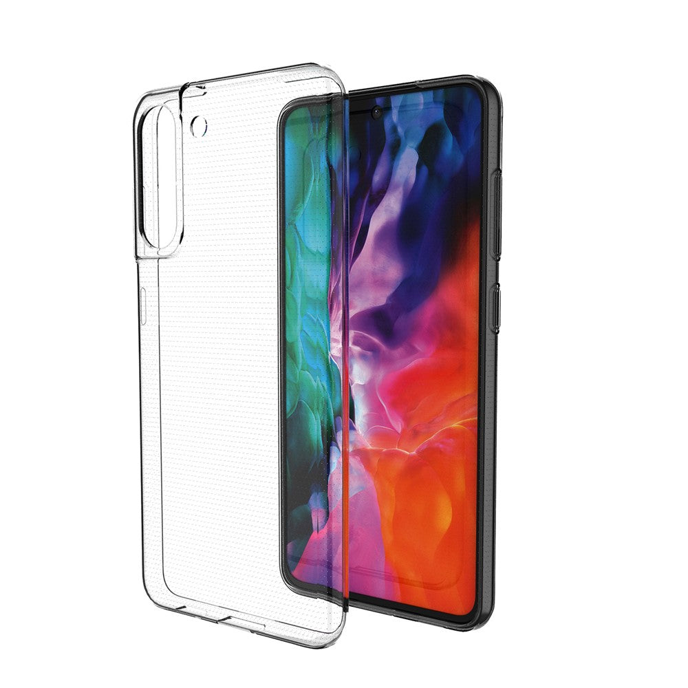Galaxy S21 FE Transparente Hülle – Kratzfest, weich & stoßfest