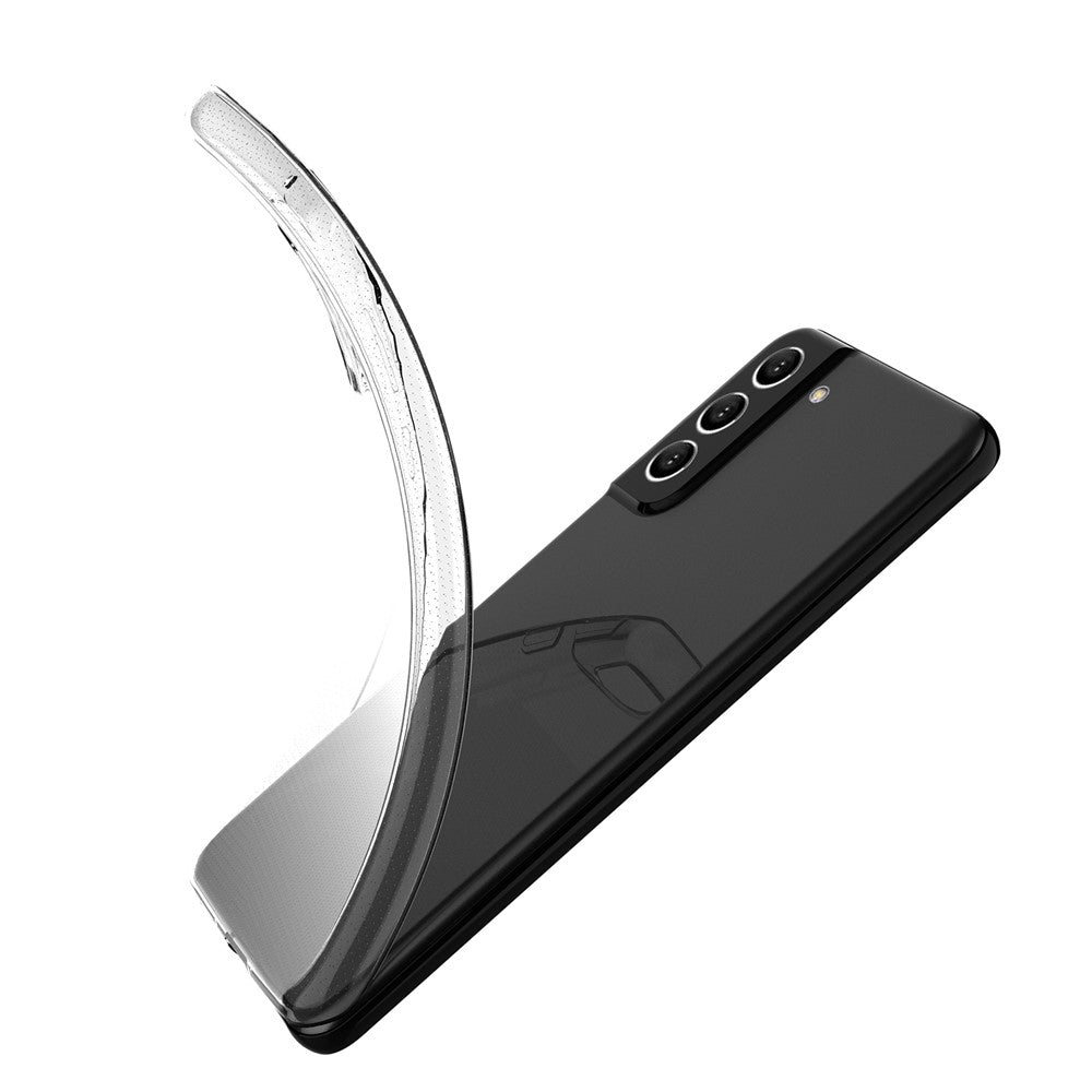 Galaxy S21 FE Transparente Hülle – Kratzfest, weich & stoßfest