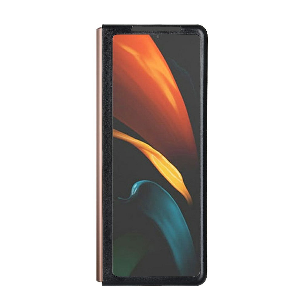 Galaxy Z Fold2 5G Lederhülle – Mit Carbonfaser-Textur