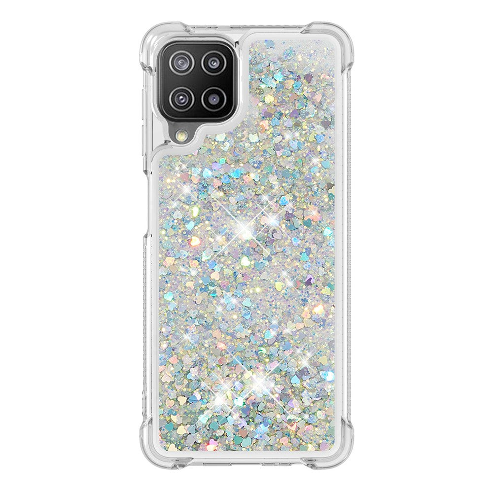 Galaxy A22 4G Glitzer-Hülle – Stoßfest & mit Treibsand
