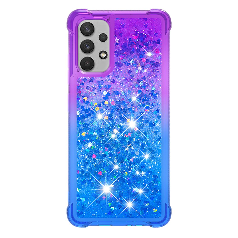 Galaxy A32 4G Glitter-Hülle – Farbverlauf mit funkelndem Puder