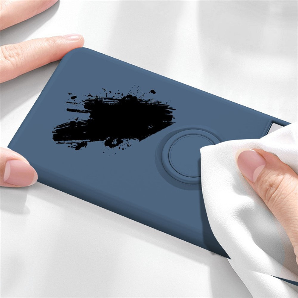 Galaxy S21 5G/4G Silikonhülle – Leicht & Mit Schwenkring-Ständer