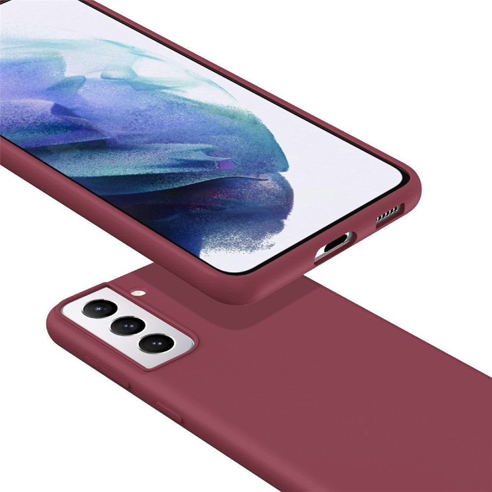 Galaxy S21 Plus 5G Silikonhülle – Leicht & Mit Schwenkring-Ständer