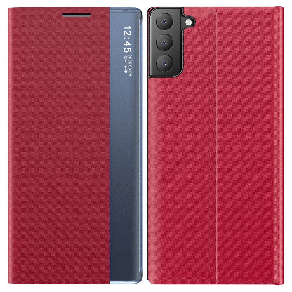 Galaxy S21 FE Elegante Hülle – Mit Magnetfunktion & Ansichtsfenster