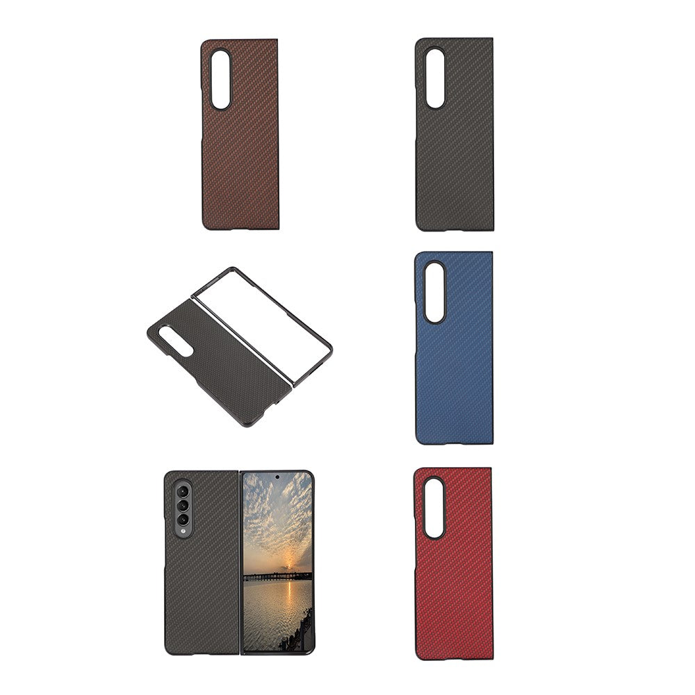 Galaxy Z Fold3 5G Lederhülle – Mit Carbonfaser-Textur