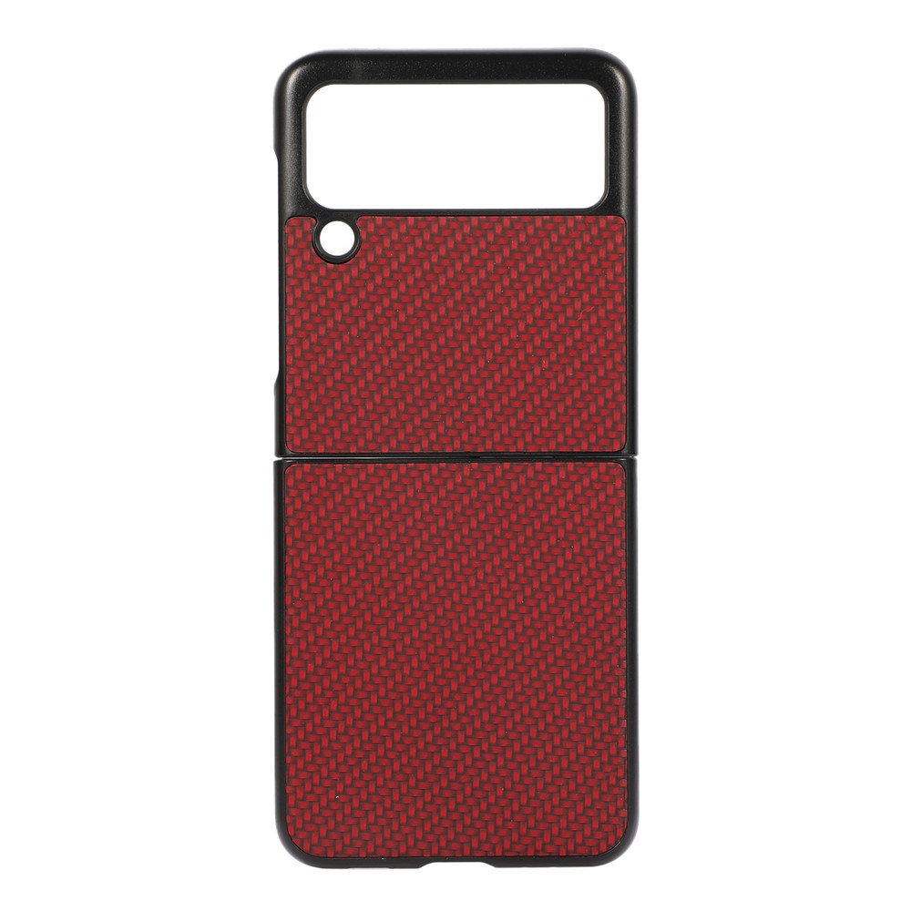 Galaxy Z Flip3 5G Lederhülle – Mit Carbonfaser-Textur