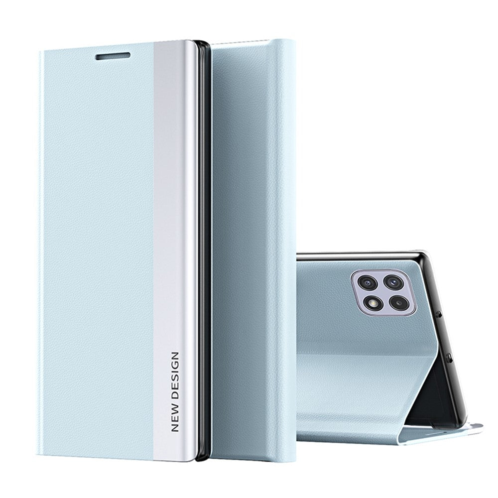 Galaxy A22 5G Klappbare Hülle – elegant, stoßfest, mit Ständer & galvanisierter Oberfläche