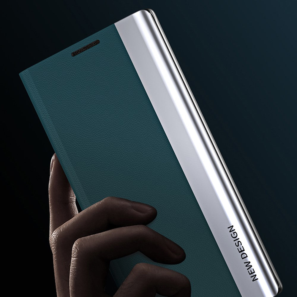 Galaxy A22 5G Klappbare Hülle – elegant, stoßfest, mit Ständer & galvanisierter Oberfläche