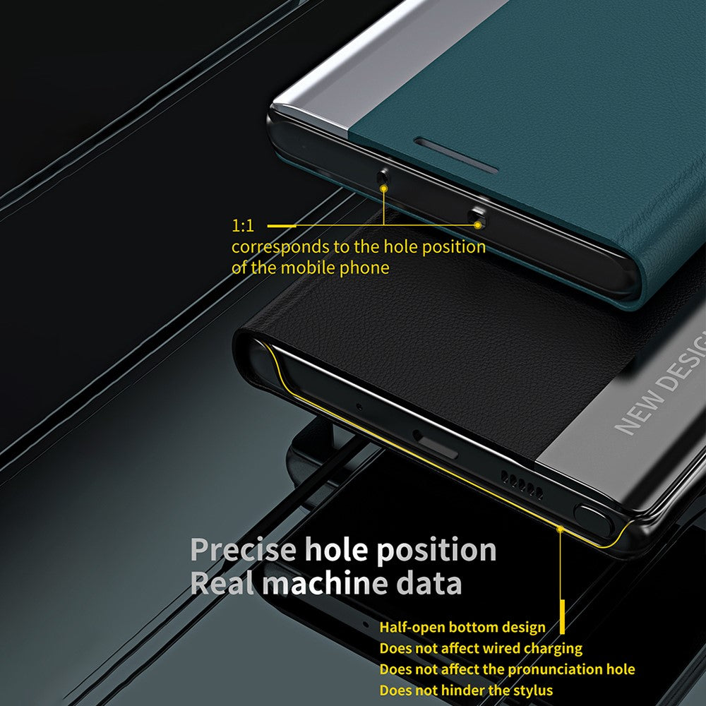 Galaxy S21 Plus 5G Klappbare Hülle – elegant, stoßfest, mit Ständer & galvanisierter Oberfläche