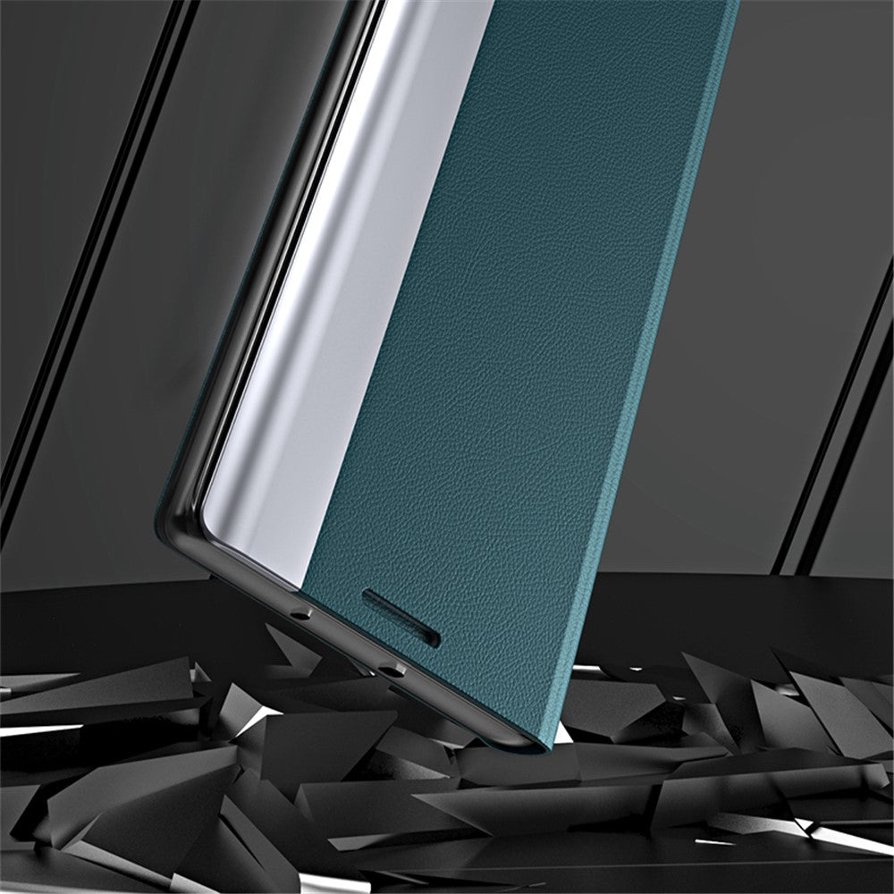 Galaxy S21 Ultra 5G Klappbare Hülle – elegant, stoßfest, mit Ständer & galvanisierter Oberfläche