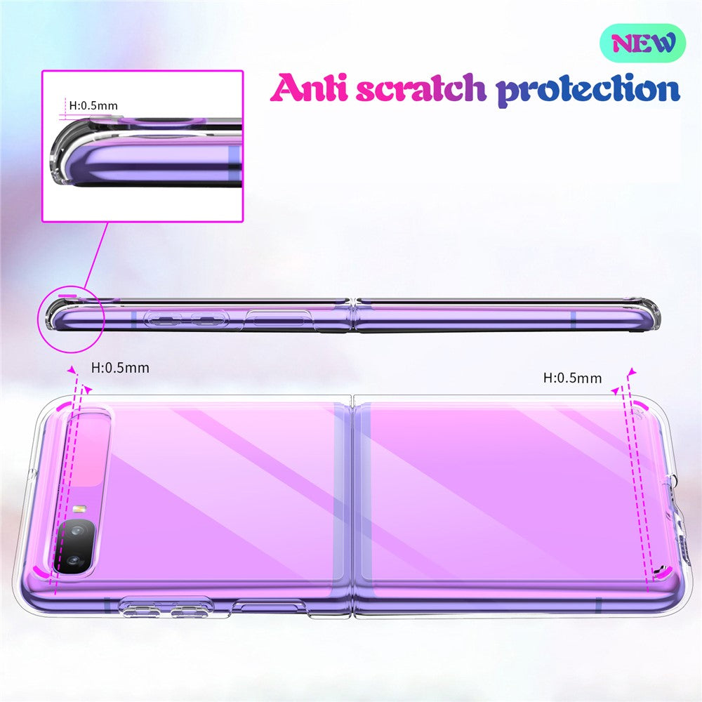 Galaxy Z Flip1 Schutzhülle – Kratzfest & Transparent