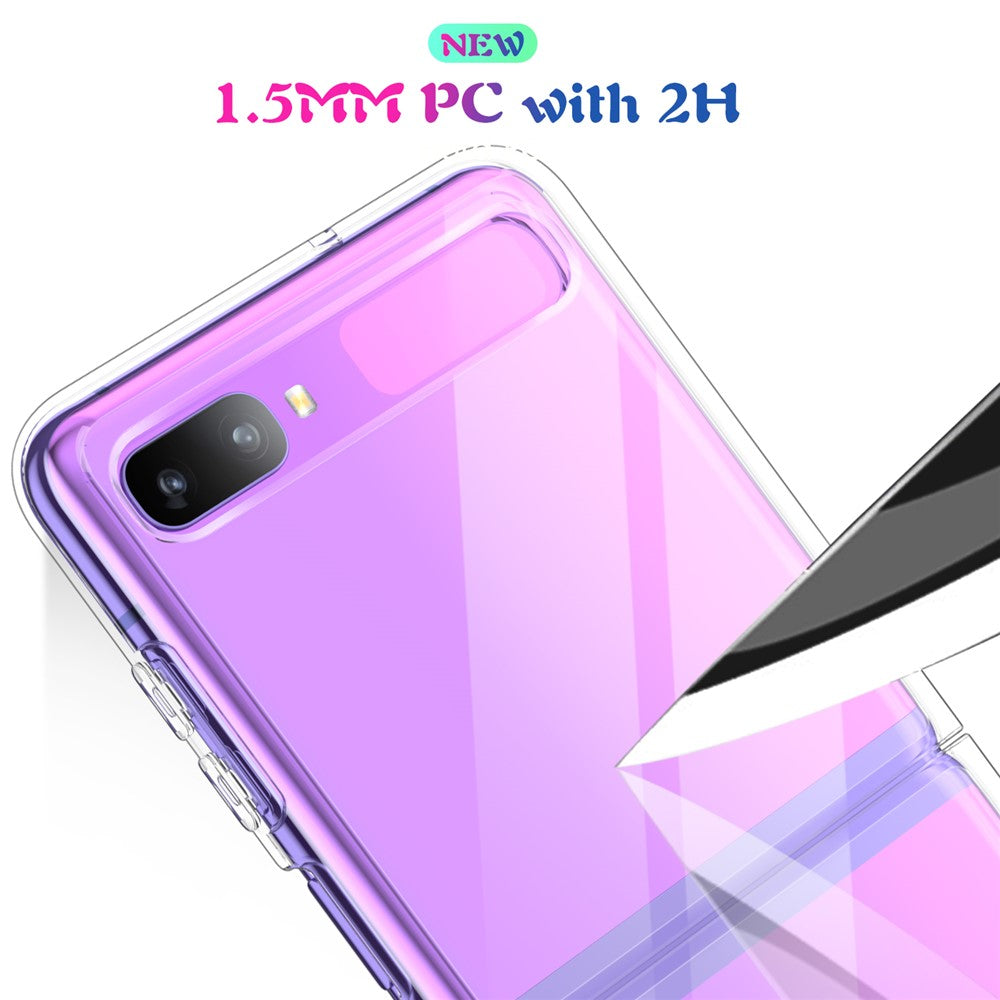 Galaxy Z Flip1 Schutzhülle – Kratzfest & Transparent