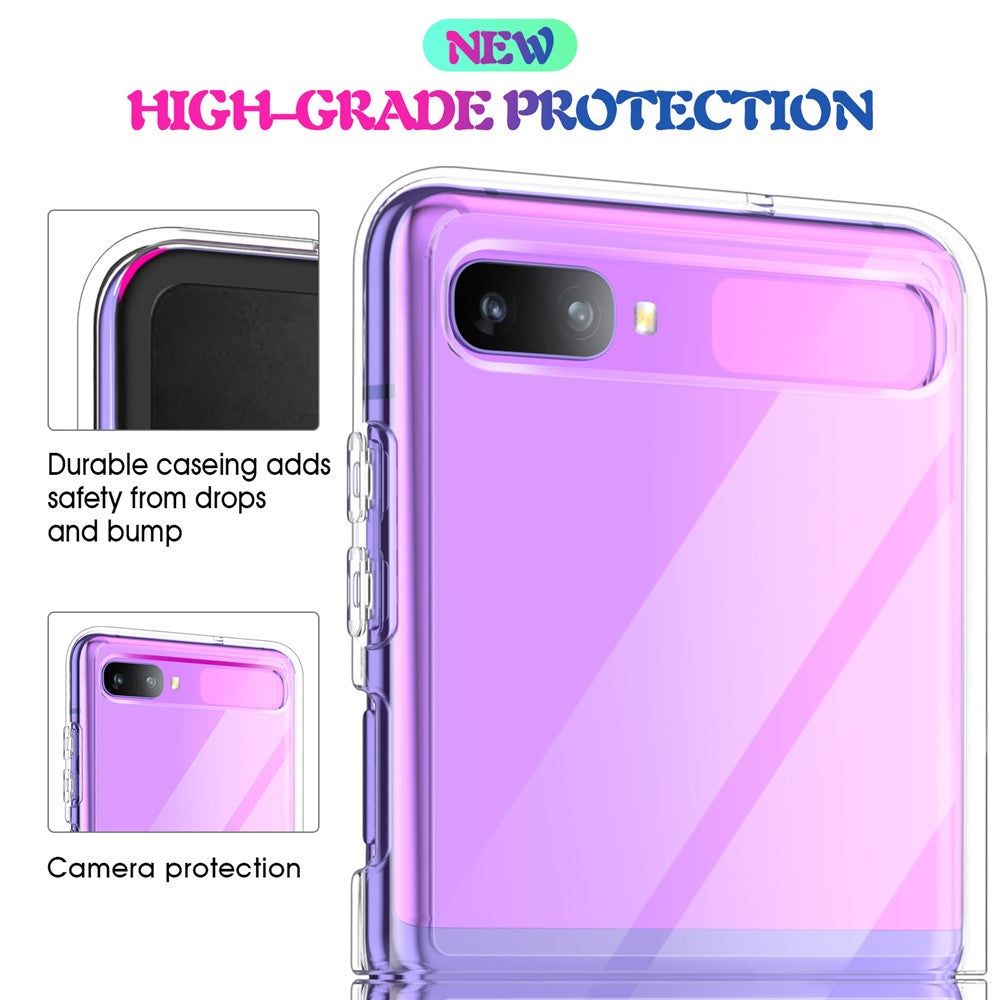 Galaxy Z Flip1 Schutzhülle – Kratzfest & Transparent