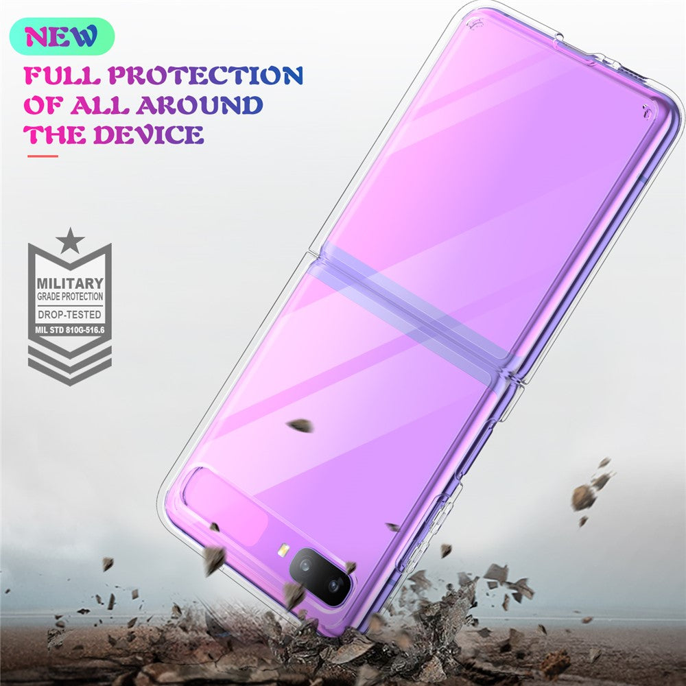 Galaxy Z Flip1 Schutzhülle – Kratzfest & Transparent