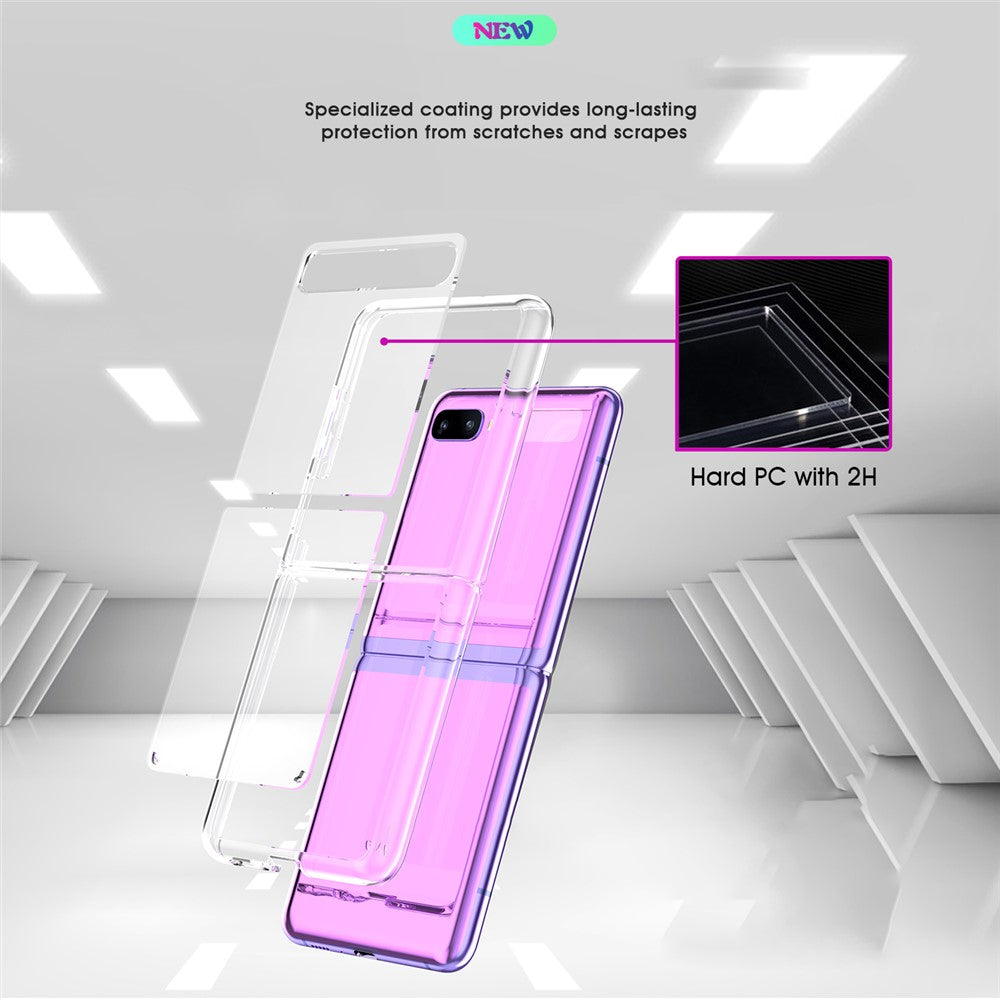 Galaxy Z Flip1 Schutzhülle – Kratzfest & Transparent