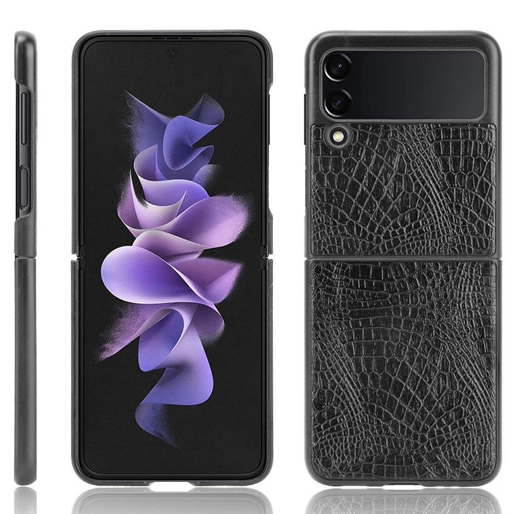 Galaxy Z Flip3 5G Schutzhülle –  mit Krokodilleder PU-Beschichtung