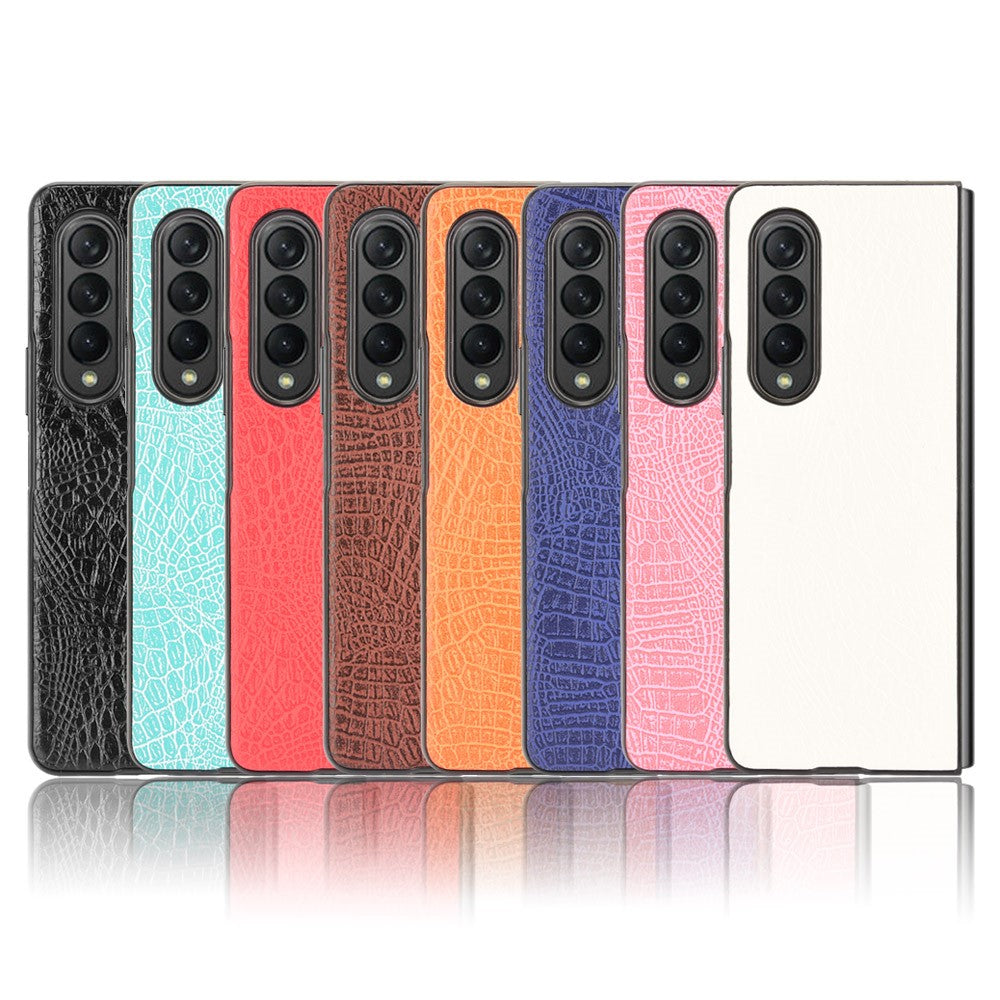 Galaxy Z Fold3 5G Schutzhülle – mit Krokodilleder PU-Beschichtun