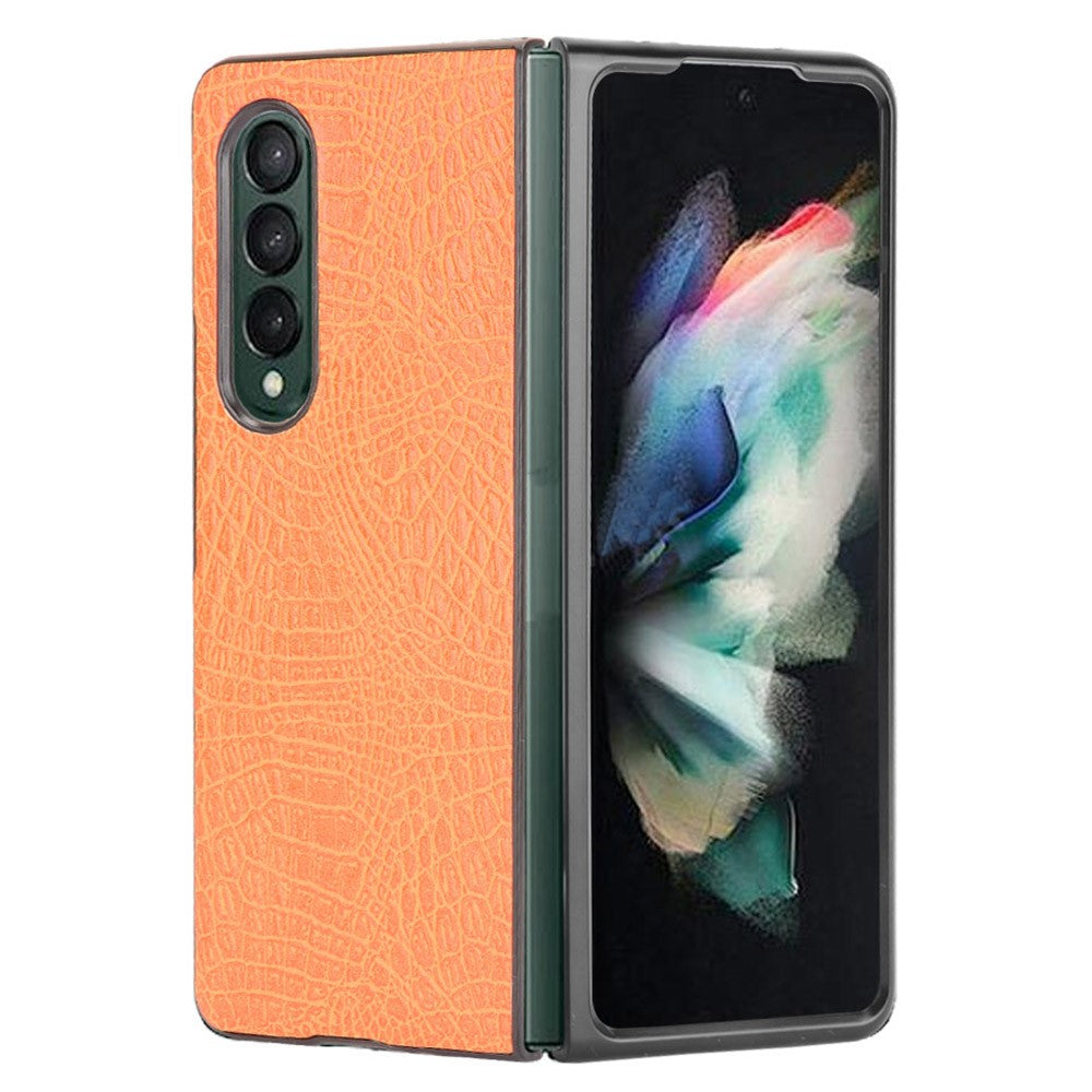 Galaxy Z Fold3 5G Schutzhülle – mit Krokodilleder PU-Beschichtun