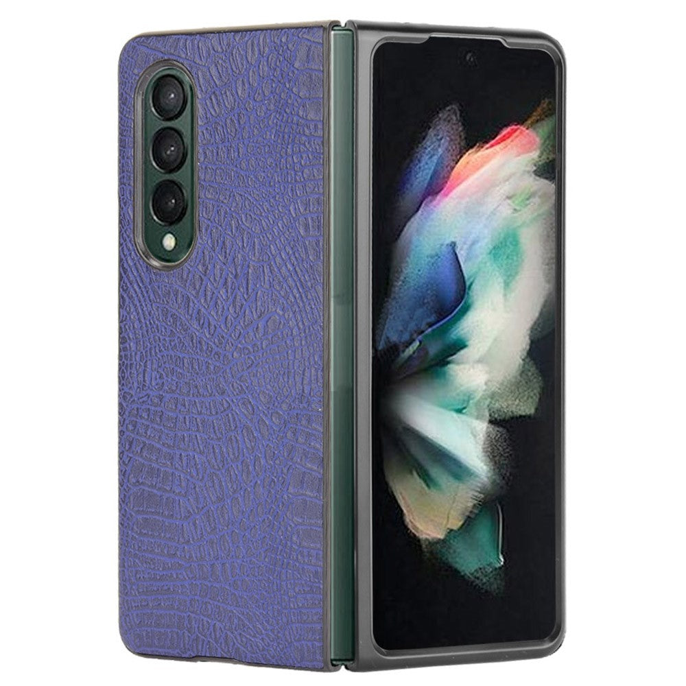 Galaxy Z Fold3 5G Schutzhülle – mit Krokodilleder PU-Beschichtun