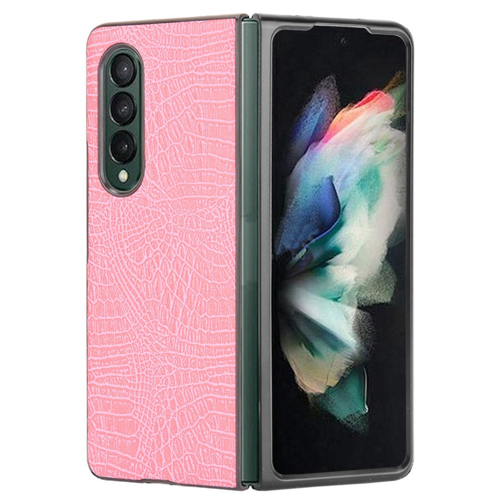 Galaxy Z Fold3 5G Schutzhülle – mit Krokodilleder PU-Beschichtun