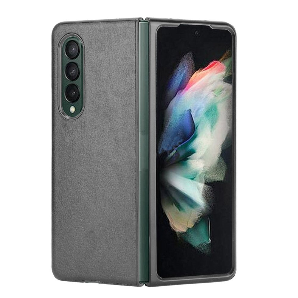 Galaxy Z Fold3 5G Schutzhülle – mit Litchi-Leder-Beschichtung