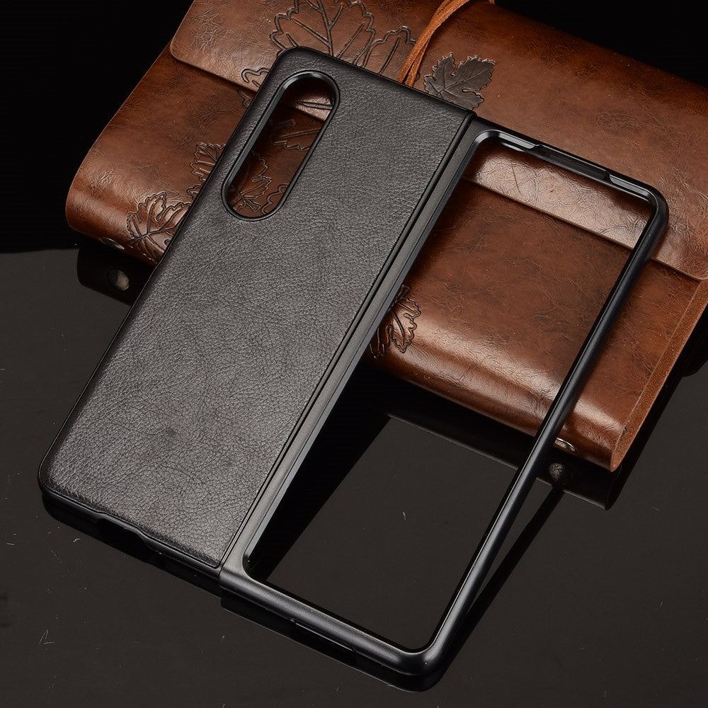 Galaxy Z Fold3 5G Schutzhülle – mit Litchi-Leder-Beschichtung