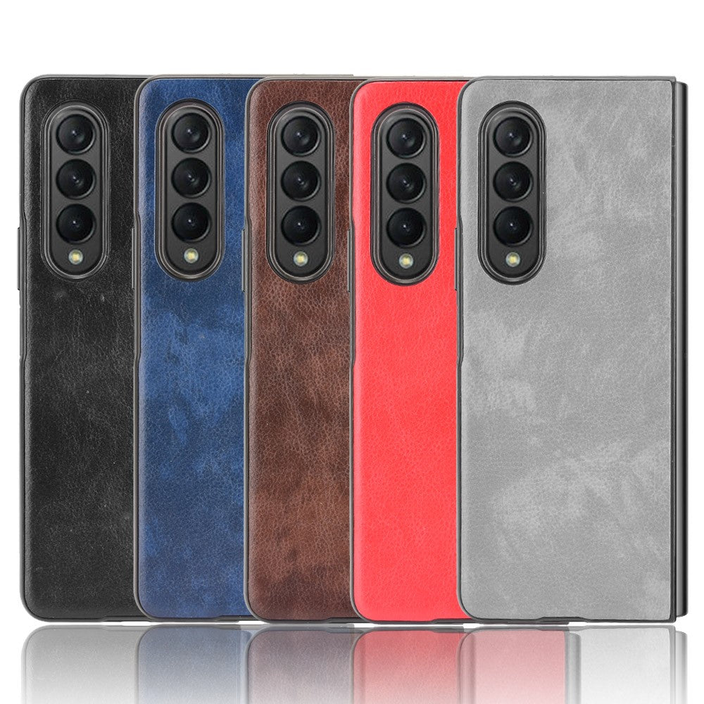 Galaxy Z Fold3 5G Schutzhülle – mit Litchi-Leder-Beschichtung