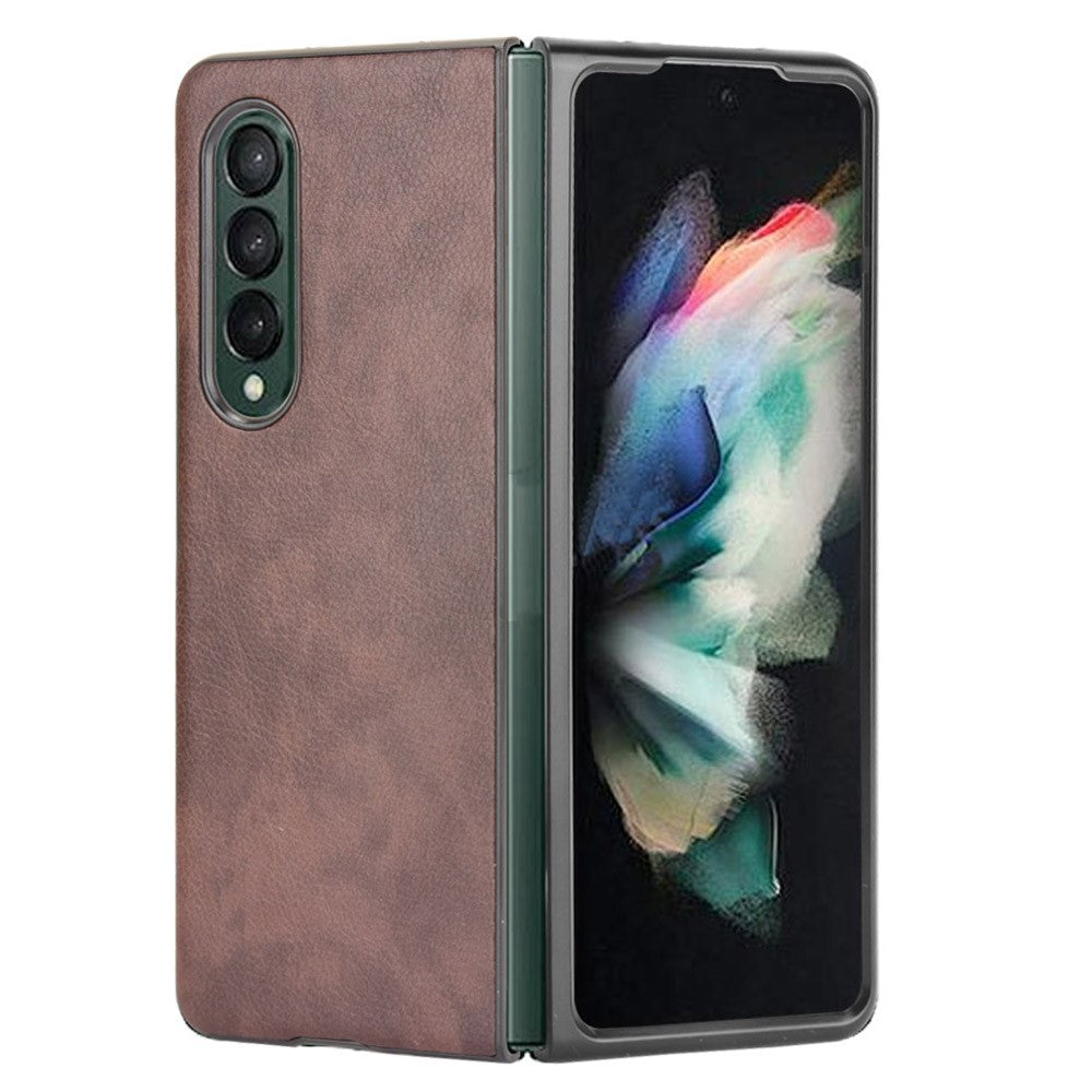 Galaxy Z Fold3 5G Schutzhülle – mit Litchi-Leder-Beschichtung