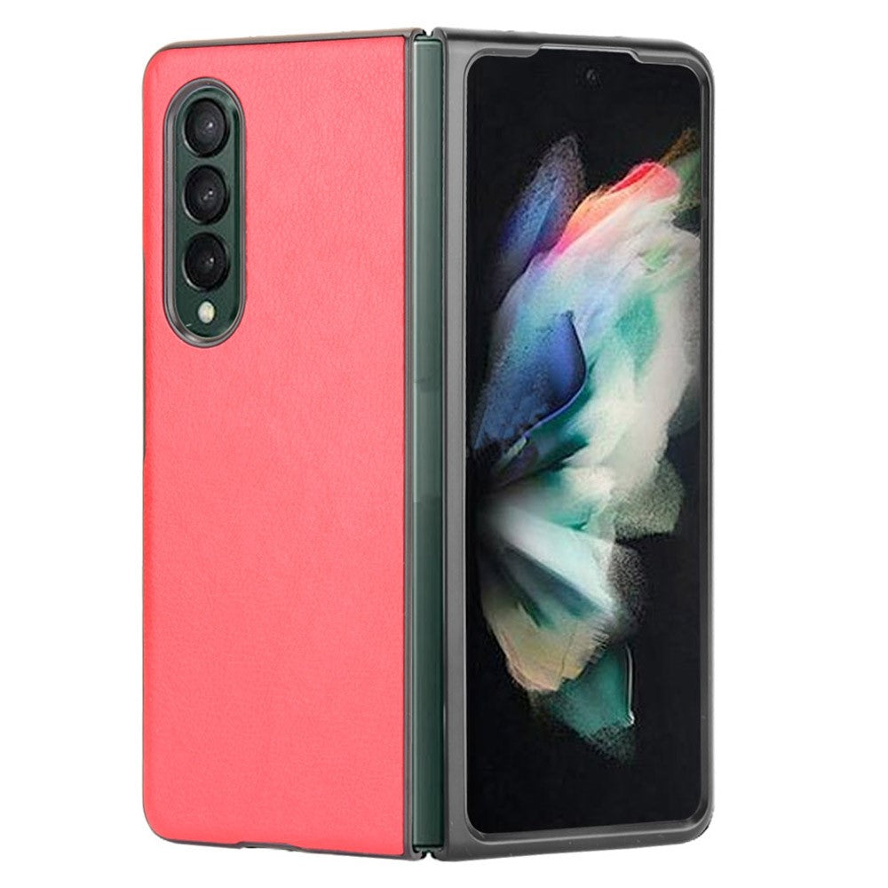 Galaxy Z Fold3 5G Schutzhülle – mit Litchi-Leder-Beschichtung