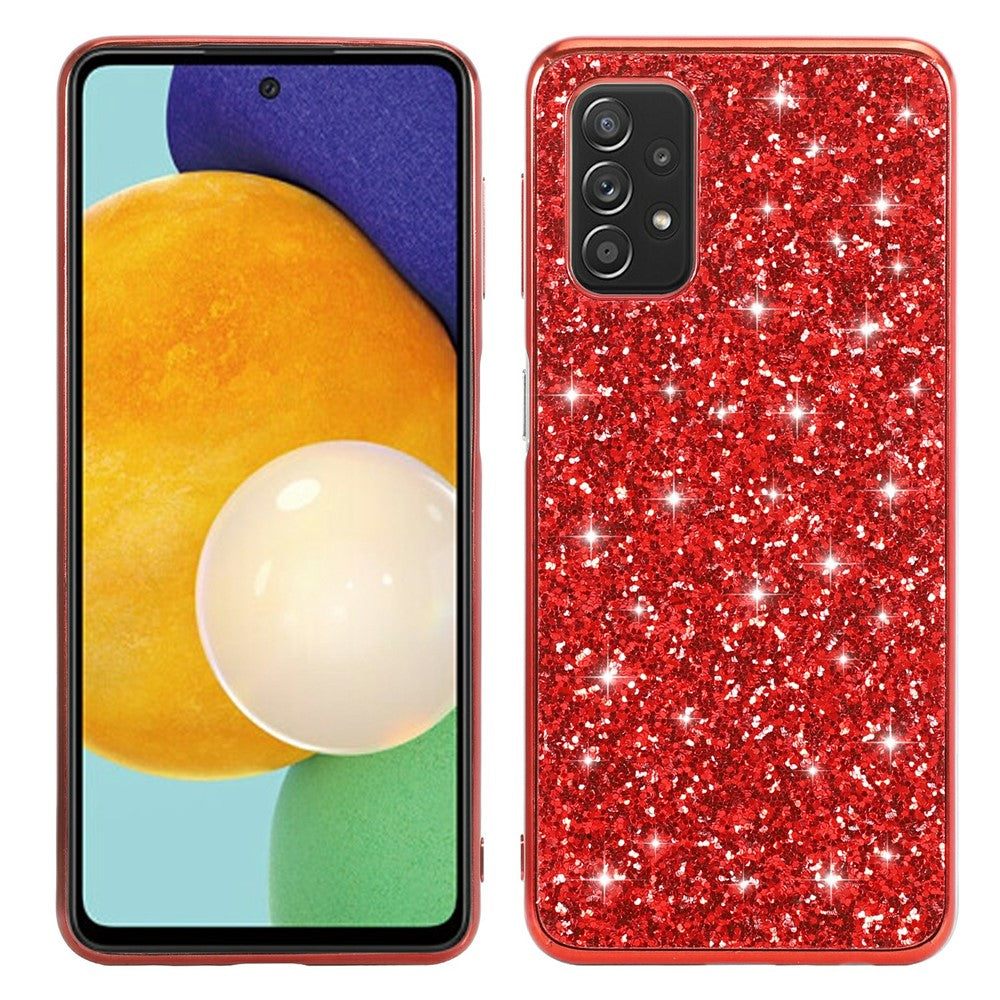 Galaxy A32 5G / M32 5G Schutzhülle – Funkelnde Glitzer-Rückseite