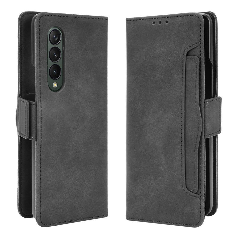 Galaxy Z Fold3 5G Multi-Slot Lederhülle – Mit Ständerfunktion und Brieftaschenfunktion