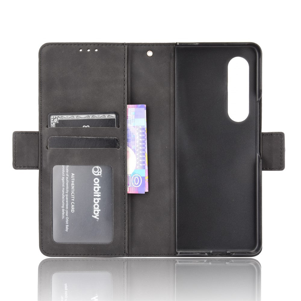 Galaxy Z Fold3 5G Multi-Slot Lederhülle – Mit Ständerfunktion und Brieftaschenfunktion