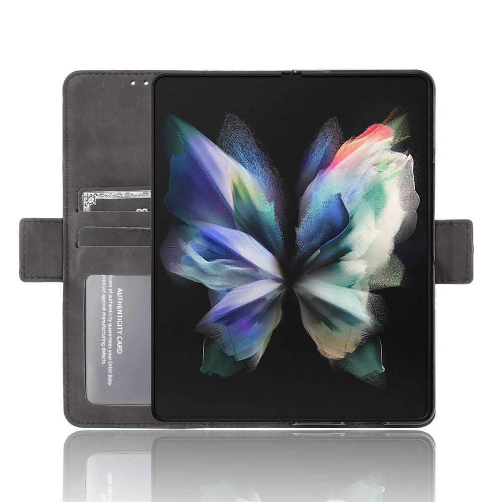 Galaxy Z Fold3 5G Multi-Slot Lederhülle – Mit Ständerfunktion und Brieftaschenfunktion