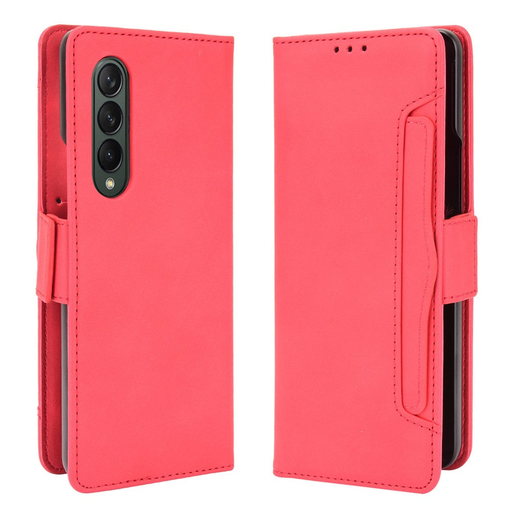 Galaxy Z Fold3 5G Multi-Slot Lederhülle – Mit Ständerfunktion und Brieftaschenfunktion