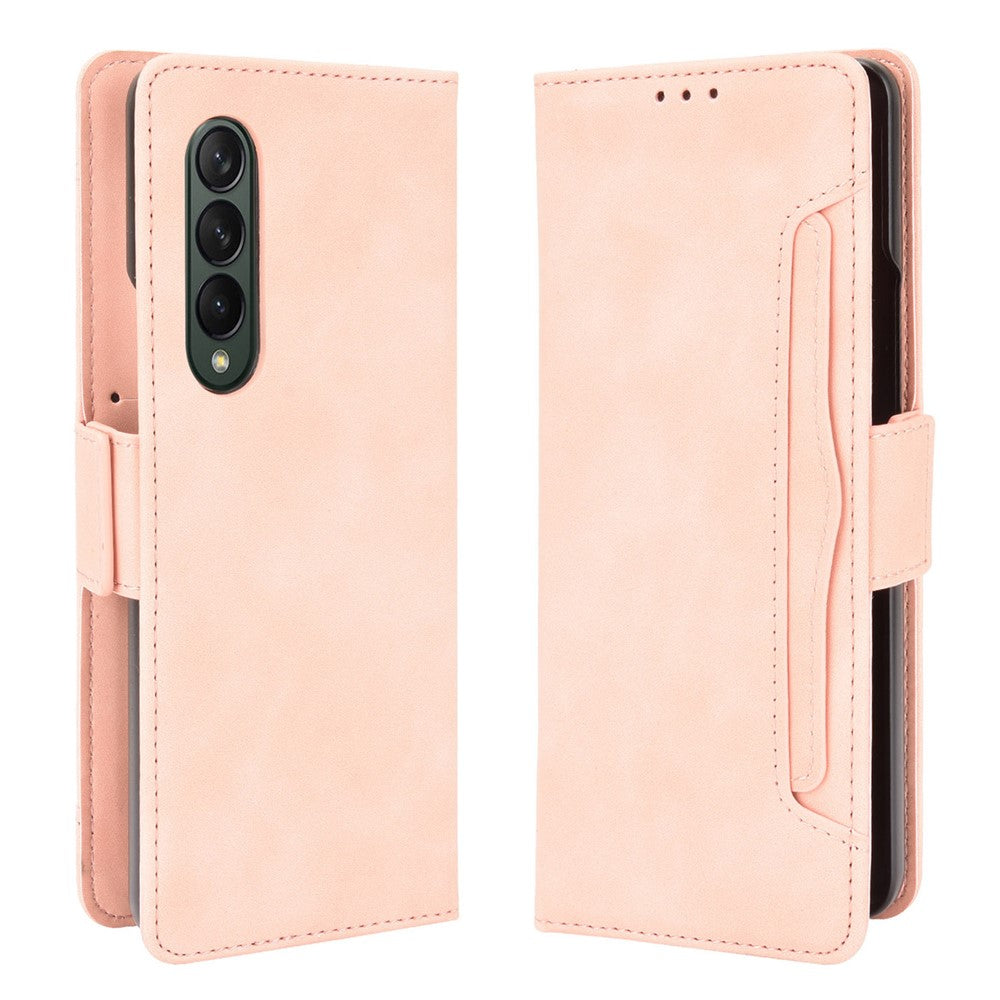 Galaxy Z Fold3 5G Multi-Slot Lederhülle – Mit Ständerfunktion und Brieftaschenfunktion