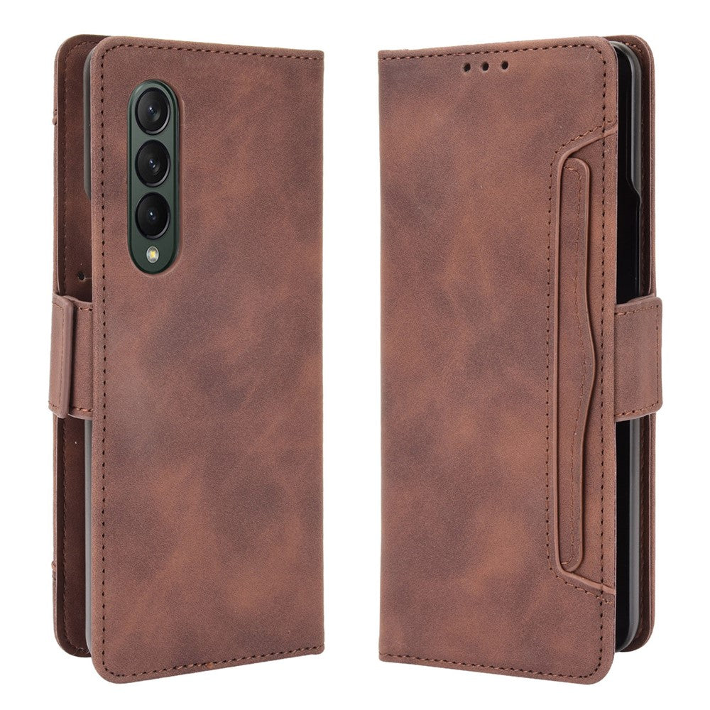 Galaxy Z Fold3 5G Multi-Slot Lederhülle – Mit Ständerfunktion und Brieftaschenfunktion