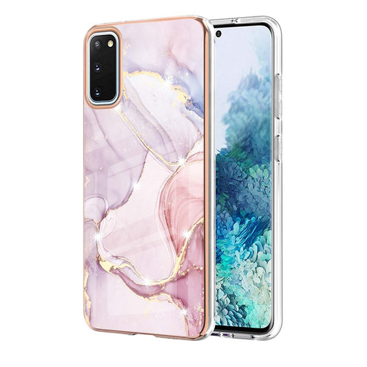 Galaxy S20 4G/5G Schutzhülle – Mit Marmormuster 2,0 mm Galvanik-Rückseite