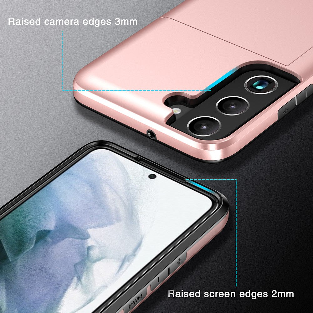 Galaxy S22 5G Schiebekartensteckplatz-Hülle – Mit Kratzfestem Design