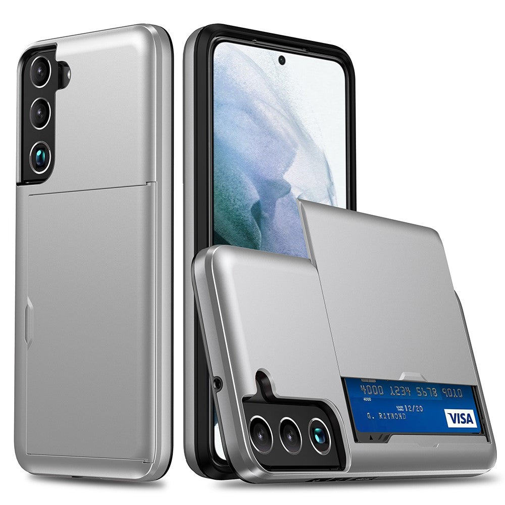 Galaxy S22 5G Schiebekartensteckplatz-Hülle – Mit Kratzfestem Design