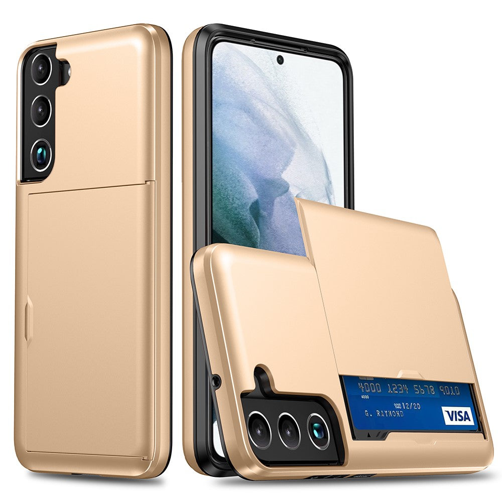 Galaxy S22 5G Schiebekartensteckplatz-Hülle – Mit Kratzfestem Design