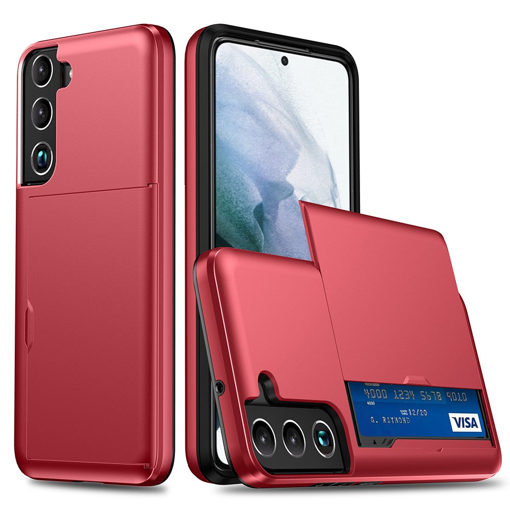 Galaxy S22 5G Schiebekartensteckplatz-Hülle – Mit Kratzfestem Design