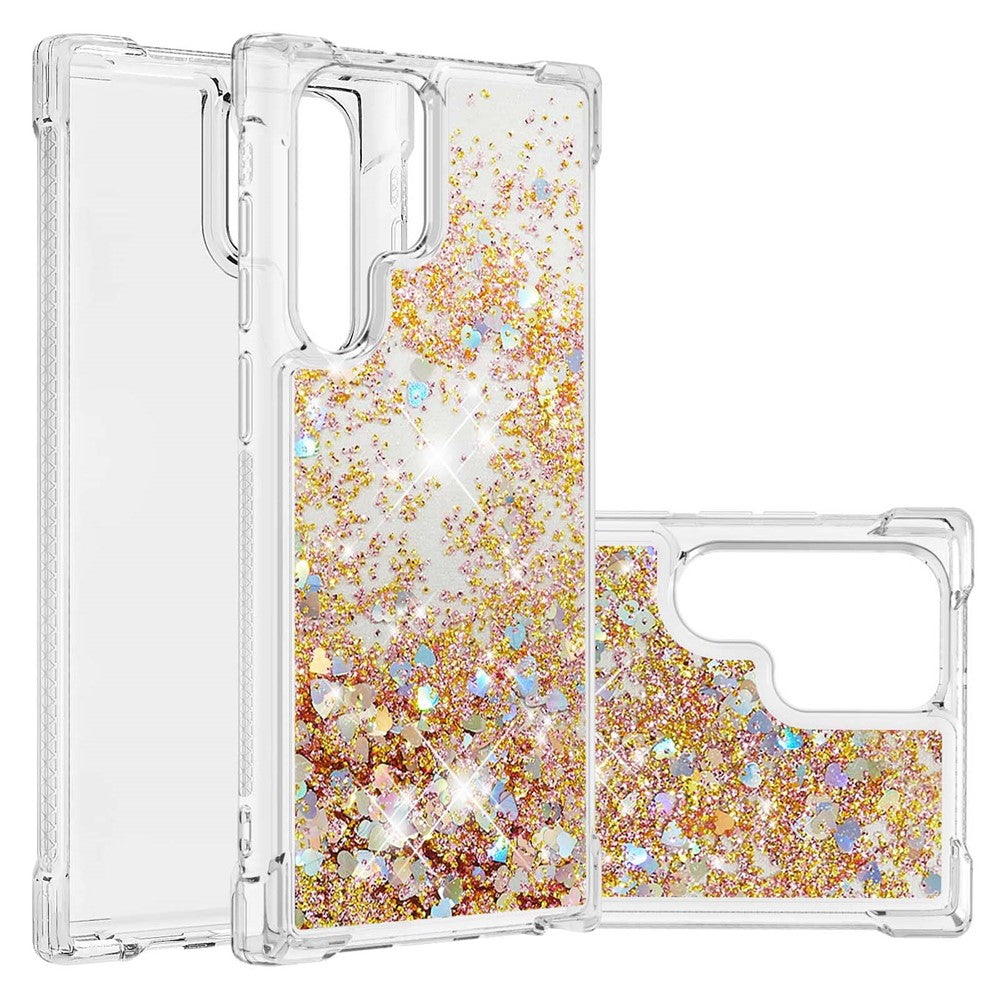 Galaxy S22 Ultra 5G Glitzer-Hülle – Stoßfest & mit Treibsand